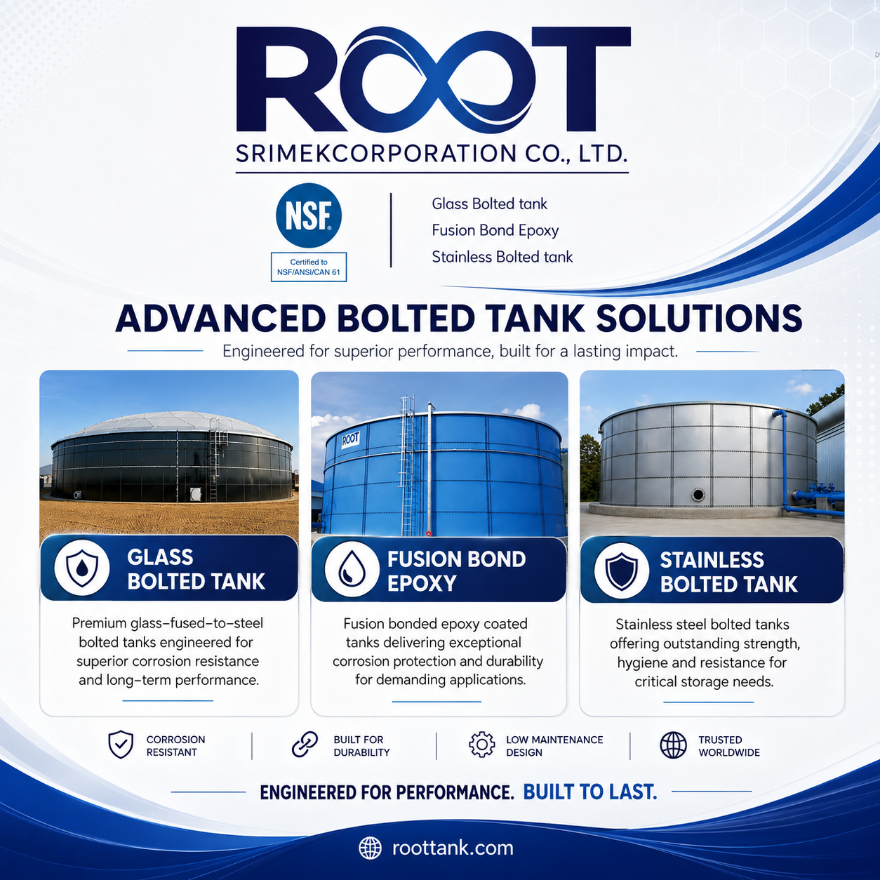 Advanced Bolted Tank Solutions โซลูชันถังประกอบเพื่อประสิทธิภาพและความทนทานระยะยาว